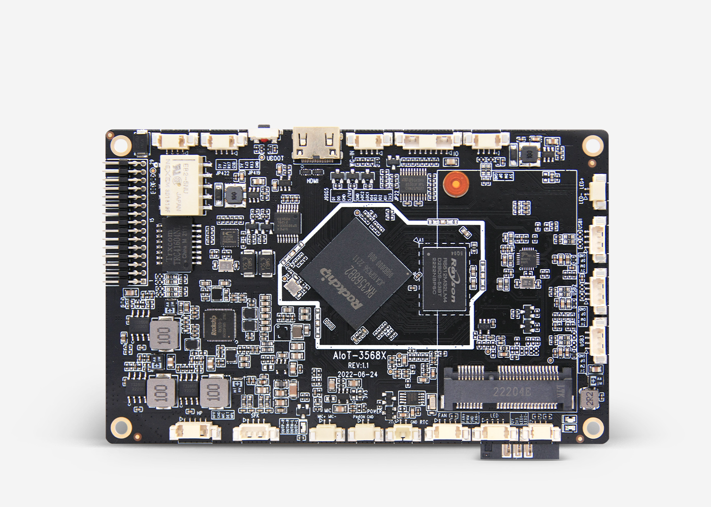 开源鸿蒙版四核通行门禁主板AIoT-3568X
